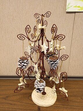 Farmhouse Chic Flurryville Collection 16" Ornament Tree by Living Quarters